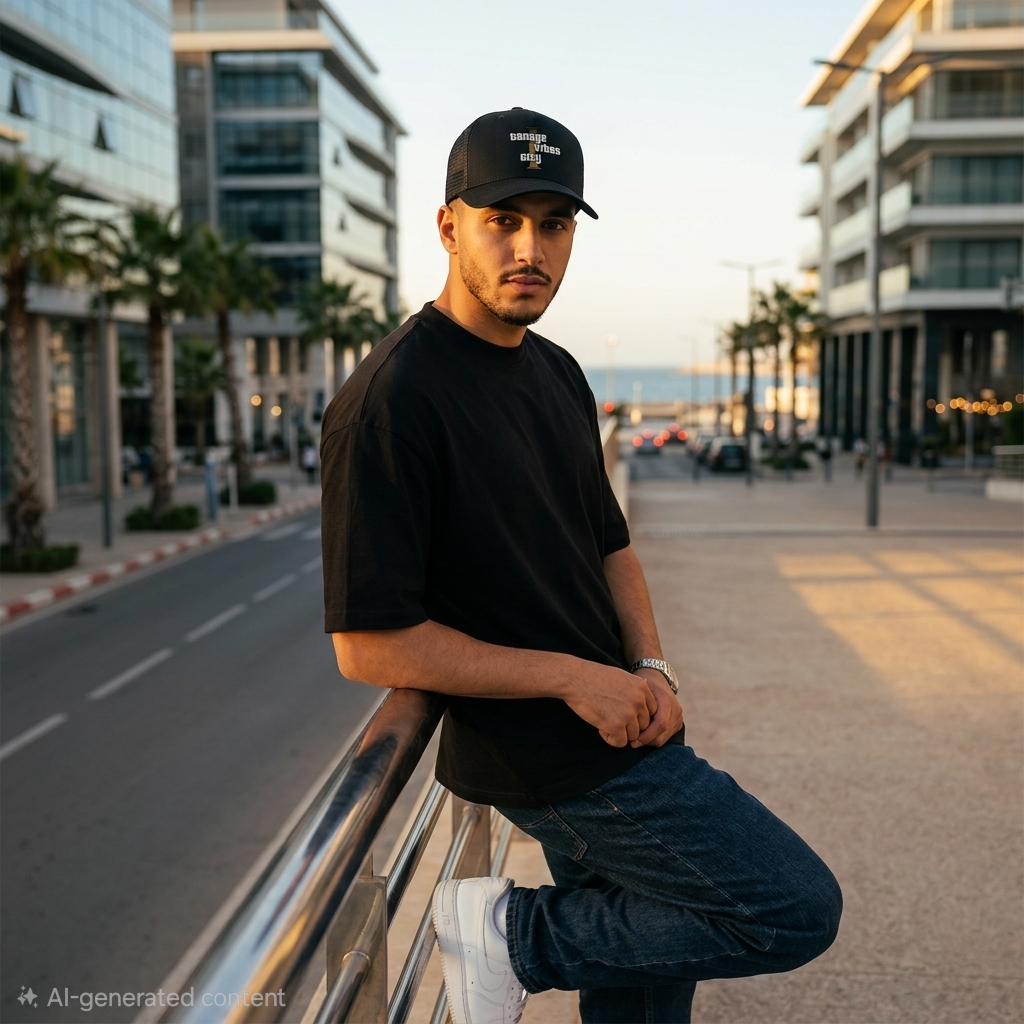 tange vibes city hat Street Style